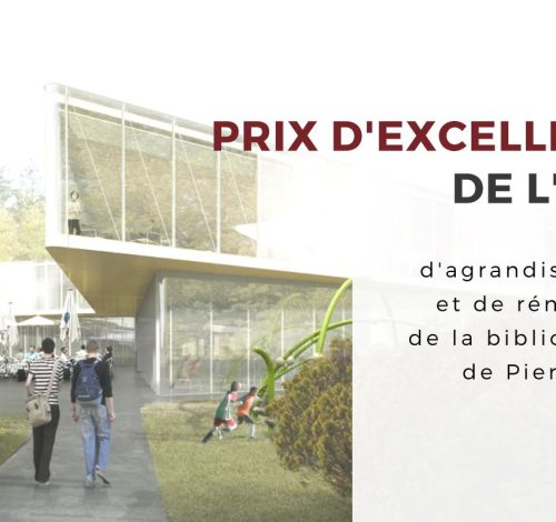 Annonce Prix Excellence ICCA | Bibliotheque Pierrefonds